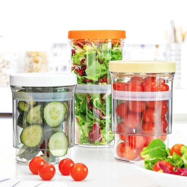 /QD/3x Adjustable Food Containers
