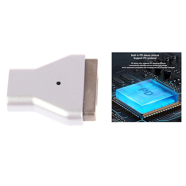 QD-Typ C Magnetisk USB PD-adapter för Magsafe 2 Book Pro Plug Conv