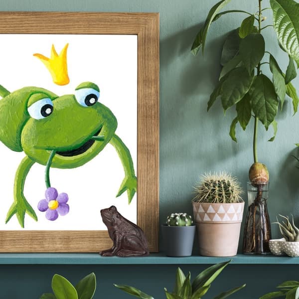 Hagedekorasjon Frosk