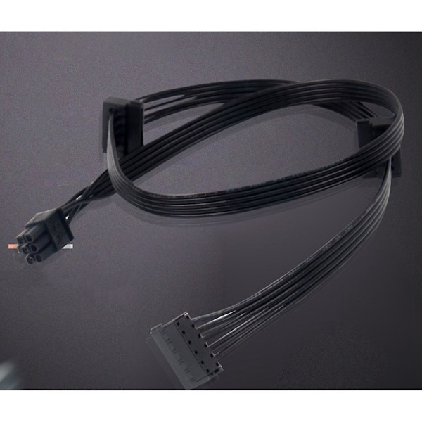 1. GPU PCI Express 6-nastainen uros - 3 SATA SSD -virtajohto CX850M CX750M CX600M CX500M CX430M -modulaarisille