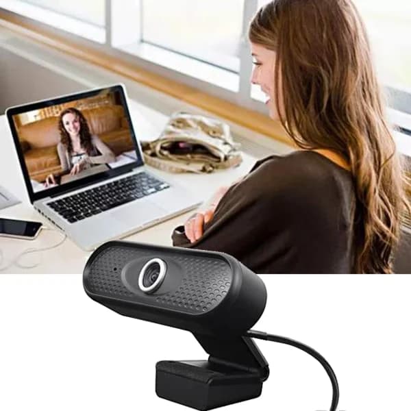 Indbygget mikrofon USB-stik 1080p high definition webcam til videokonferencer Optagelse Streaming Møde