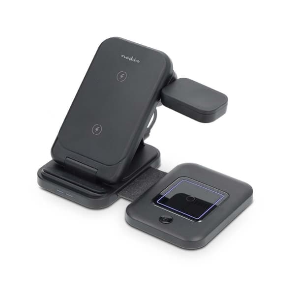 Wireless Charging | 3-in-1 | 15 W | LED Indicator Used | Cable Included | USB-A / USB-C™ | 1.00 m