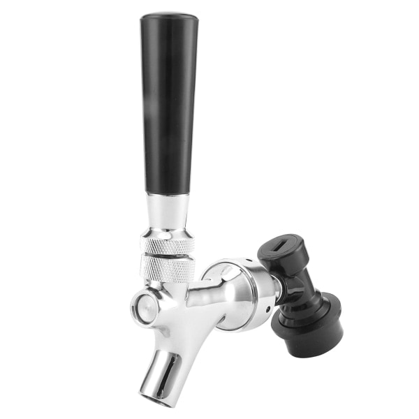 QU/Rostfri minikeg fadølsdispenser, minikeg øldispenser kit med kuglehane, øldispenser sikkerhedsventil til 2L/3.6L/5L fustage