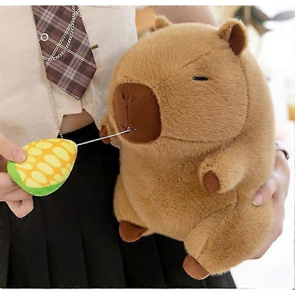 QU/Capybara Plysdyr Brun 30cm