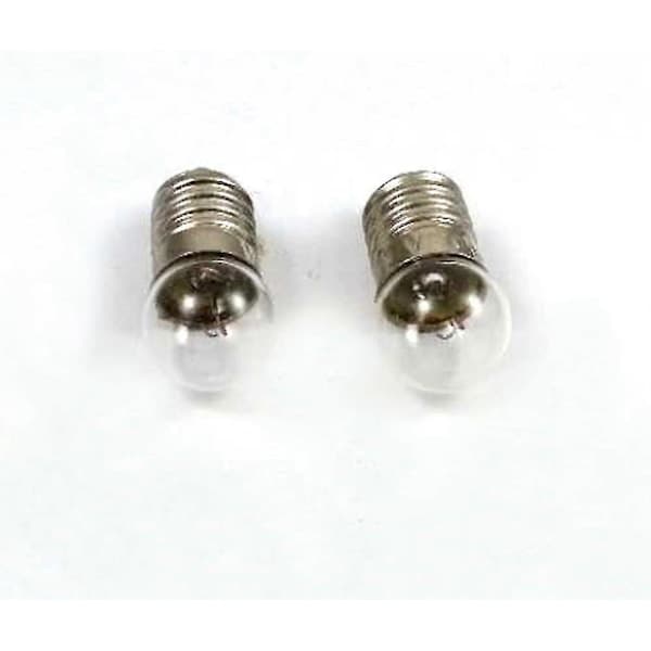 QU/Förpackning med 10 Mini Glödlampor E10 Skruvsockel För Ficklampa, 2,5V 0,3A