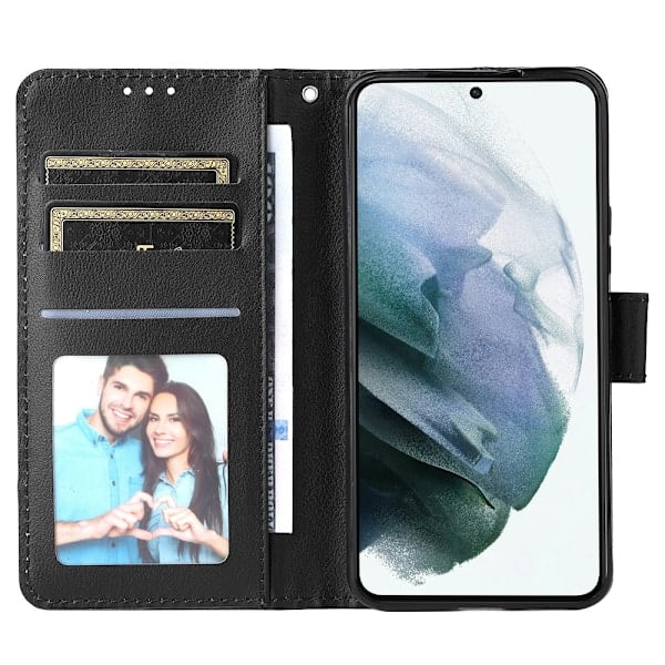 Samsung S22 Pung Etui - 3 Farver Brun*QN