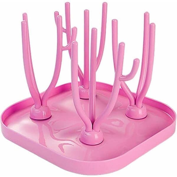 /QD/ Torkställ för Nappflaskor - Rosa