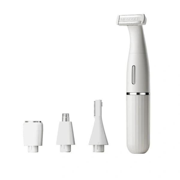 Epilator til kvinder, epilator til ansigt, skraber til intimområdet, 4-i-1