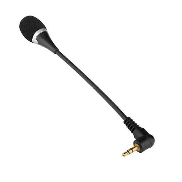 3,5 mm Jack Mini Mikrofon Trådlös Mikrofon För PC Laptop Notebook Tablet Audio Extern Mikrofon Flexibelt Ställ Brusreducering