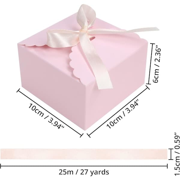 20-pack presentaskar med lock - 10x10x6cm/3.94x3.94x2.36\"