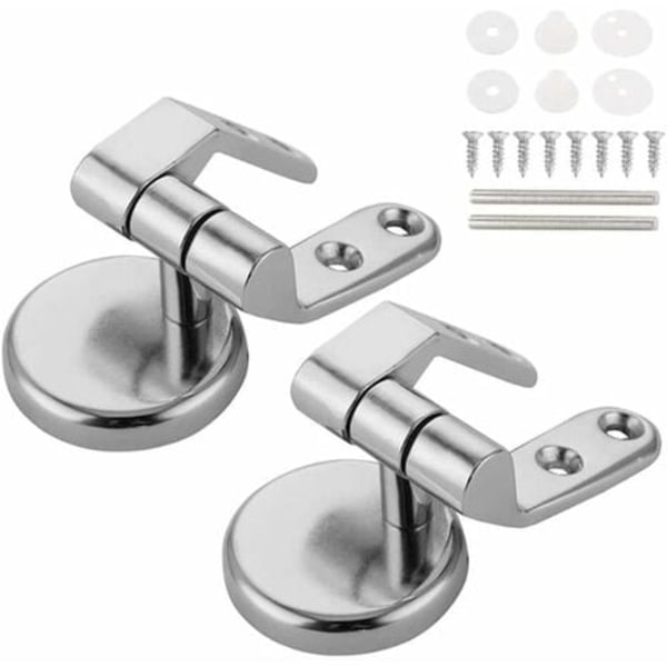 QQU-Toalettsete Hengsel Erstatning Fester Sink Legering Toalettsete Hengsel Toalettsete Hengsel for Tre Resin MDF Toalettsete