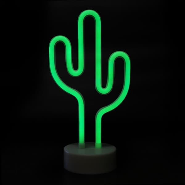 LED Neonlampe, Kaktus