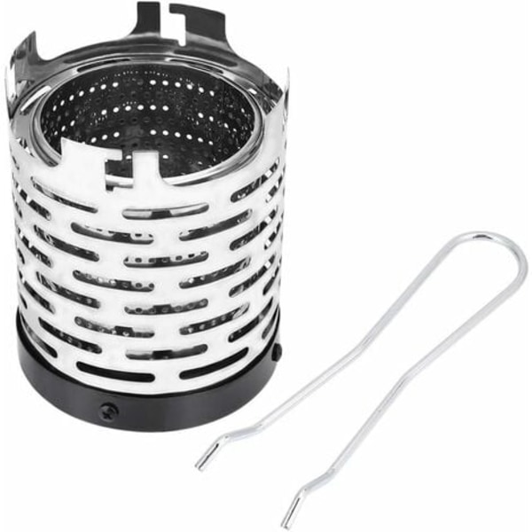 #QD#Campinglämmitin - Kannettava kaasulämmitin Mini kannettava ulkokäyttöön tarkoitettu kokoontaitettava metallilämmitin kaasuliesi, retkeily- ja vaellustarvikkeet