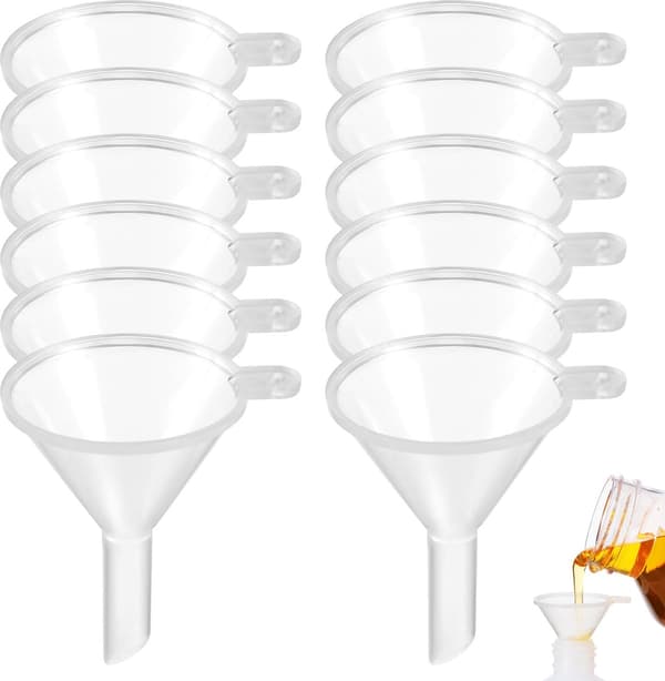 12-pack Mini Trattar, Plast, för Kök, Kosmetika, Lab, Transparent