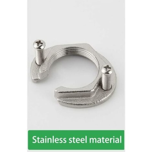#QD# Fixeringsmuttersats i rostfritt stål för kran, förhindrar att köks- och badrumsblandare lossnar, 31 mm muttertyp med ett hål