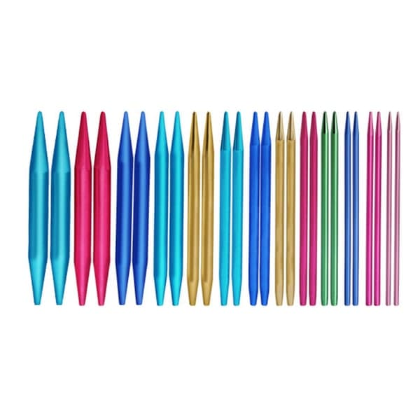 13 par utbytbara rundstickor (3,0–10,0 mm) Khaki