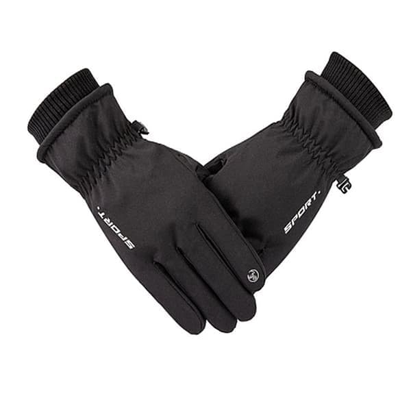 Touchhandskar för pekskärm, vattentäta, svarta (L/XL)