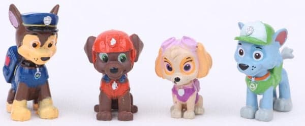 12-pak PAW PATROL FIGURER