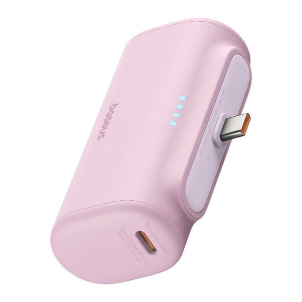 Powerbank Baseus Compact USB-C 5000mAh, 20W (pinkki)