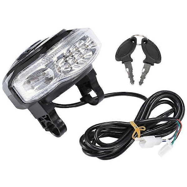 60V Angel Eyes LCD Ljus Hastighetsdisplay Batteri Signalhorn Strålkastare Strömbrytare Nyckel för Citycoco Elektrisk Scooter