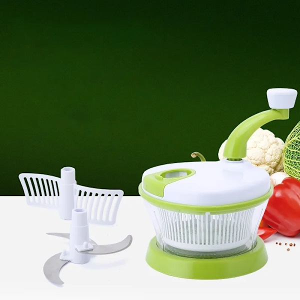 QU.Multifunktionel Kødhakker Husholdnings Manuel Køkkenmixer Foodprocessor 21.5X16.7X16.7Cm
