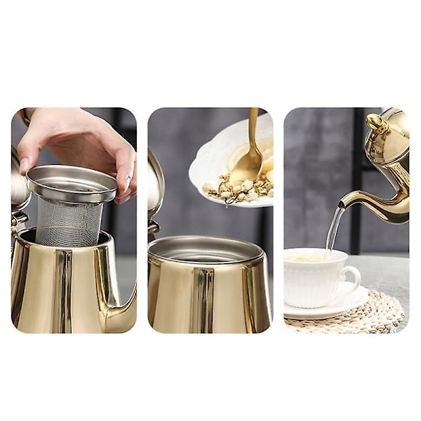 Tekande i rustfrit stål, 1L Tekande med aftagelig infuser_nzywtb