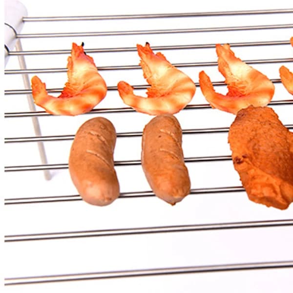 Bærbar Campinggrill Sammenklappelig 304 Rustfrit Stål Mini BBQ Grill til Backpacking Vandring Baghave Udendørs Madlavning Sølv First Generation
