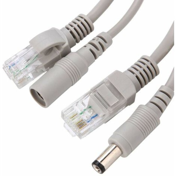 #QD#CCTV-kabel, 5M AHD video- och strömkabel för CCTV-säkerhetskameraövervakningssystem, 2,1 mm DC-strömkontakt