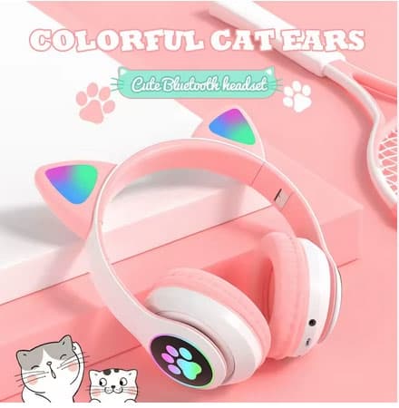 Kattører headset trådløse katte bluetooth hovedtelefoner 150