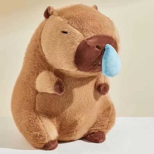 Søt Capybara Plysjleke_QF