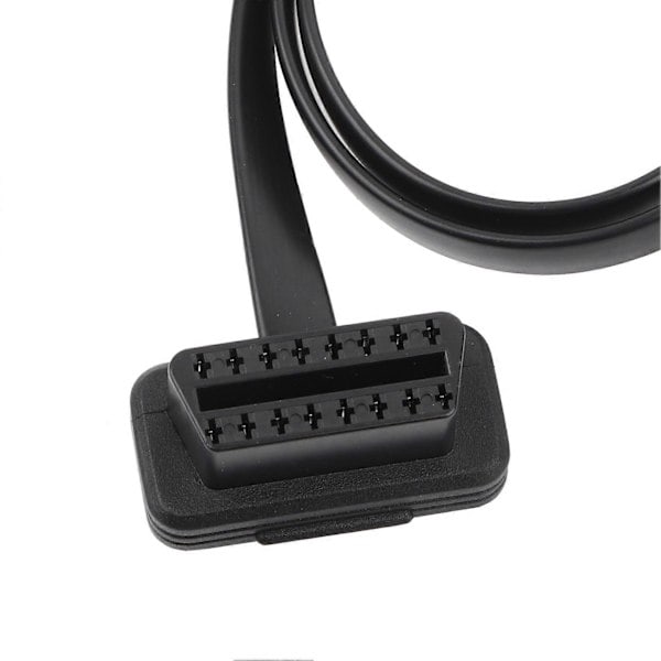 \"QD\" Bil Auto 16-polet Han til Hun OBD2 Forlængerkabel Diagnostisk Adapter 60cm/24 tommer Længde
