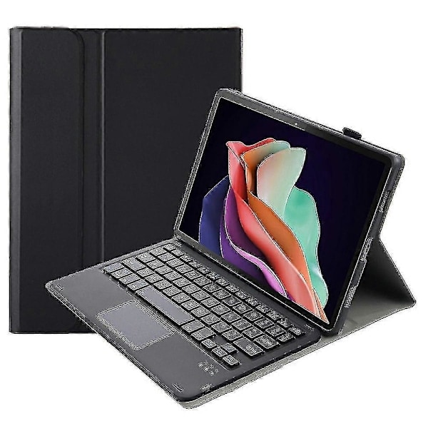 \"QD\" Nahkakotelo jalustalla ja irrotettavalla näppäimistöllä ja kosketuslevyllä Lenovo Pad Plus/Tab P11 Gen 2:lle