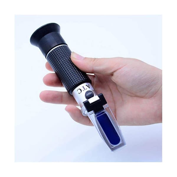 Brix Refraktometer med ATC Dobbel Skala - Spesifikk Tyngde & Brix Hydrometer for Vinproduksjon og Øl