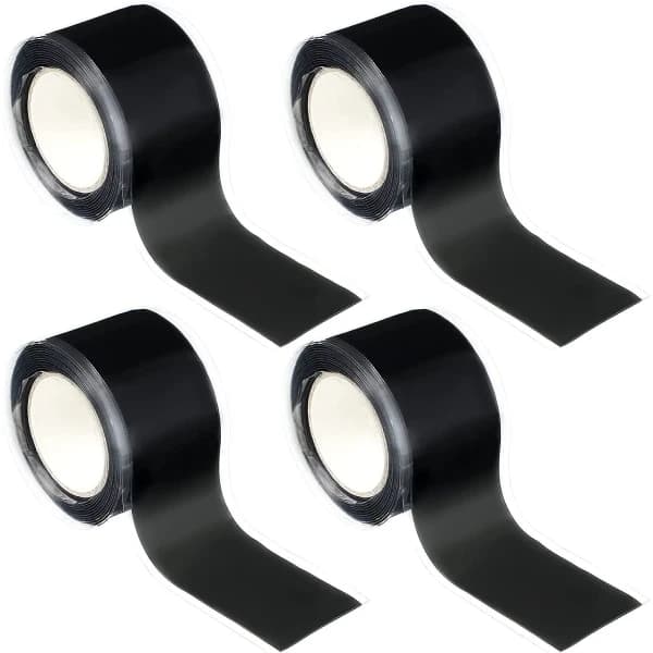Rullar Grepteip for Styre Selvklebende Silikonteip Styreteip Silikon Gummibeskyttelse for Pull-Up Stenger, 1 \" x 5ft