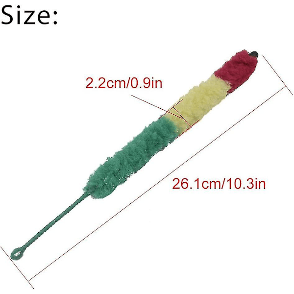 QD-Klarinettborste, mjuk mikrofiber klarinettrengöringsborste rengöringsdyna sparande verktygssats