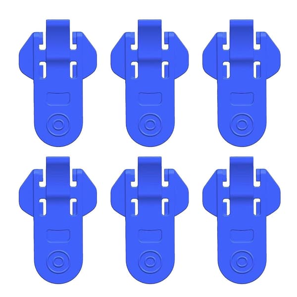 6-pack Manual Easy Can Opener Multifunctional Reusable Lid Remover for Restaurants Blue