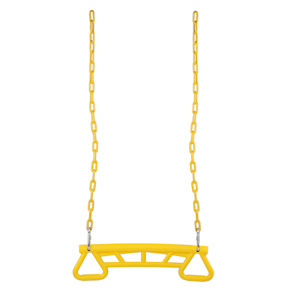 QU/Dubbla triangulära ringar Barn Pull Up Ring Sports Swing Toy för barn inomhus utomhusleksaker