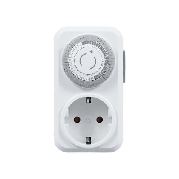Mekanisk timerplugg, plug-in timer, energibesparing 30 minuter till 24 timmar