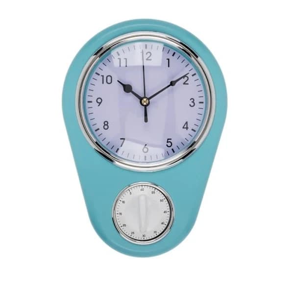 Vægur & Timer - Ur med timerfunktion hvid