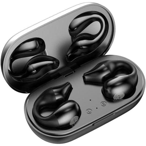 Benledningshodetelefoner med Bluetooth og øreklemme