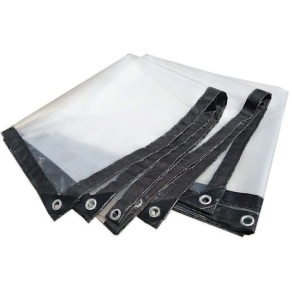 2m x 2m Vattentät presenning - Transparent presenning˜QD