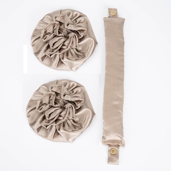 1-sæt Satin Heatless Hair Curler til søvn natten over_qq