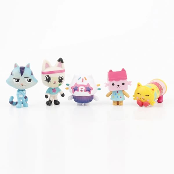 13 stk. Gabby's Dukkehus Figurer | 9cm Mini Dukkesæt Legetøj & Gave til Børn