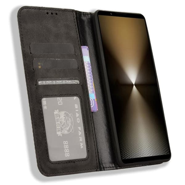 \"QD\" Pung Etui til Xperia 1 VI - Sort