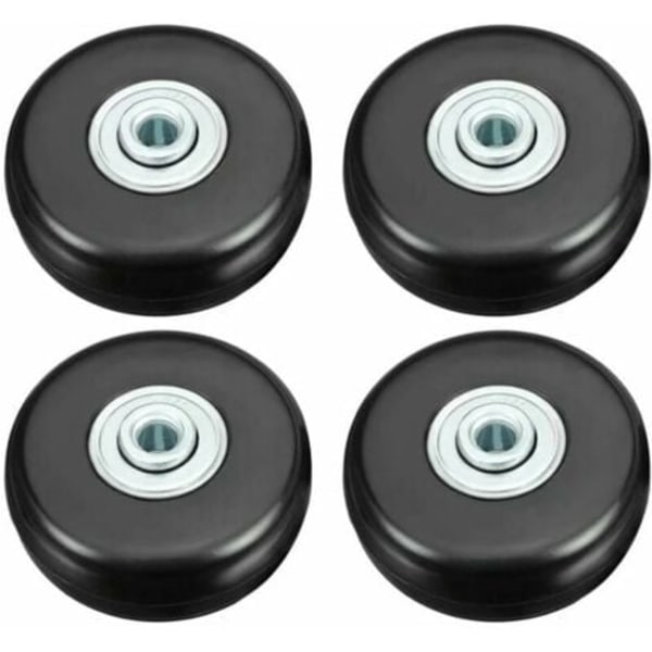 QU/Ulisem Matkalaukun Pyörä, Matkalaukun Korjauspyörä Raskas 50mm Hiljainen Kumi Yleismallinen Vaihtopyörä Kääntyvä Pyörä