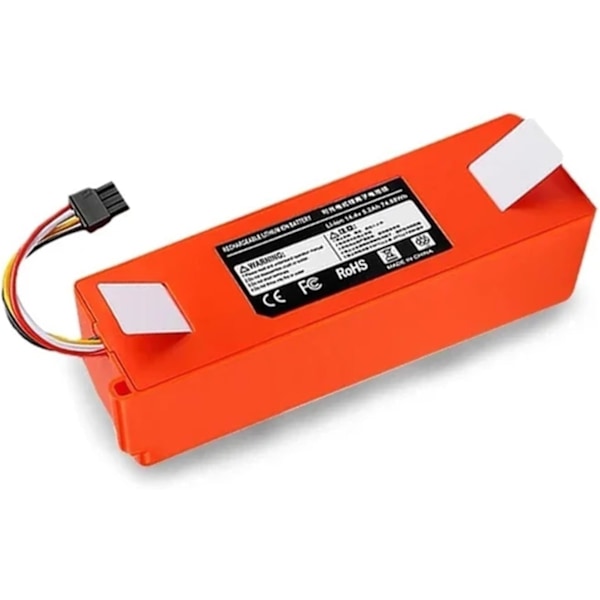 QU*Robotstøvsuger BRR-2P4S-5200S Batteri, Kompatibelt med Roborock, S55 S60 S65 S50 S51 S5 MAX S6, Erstatningsbatterideler