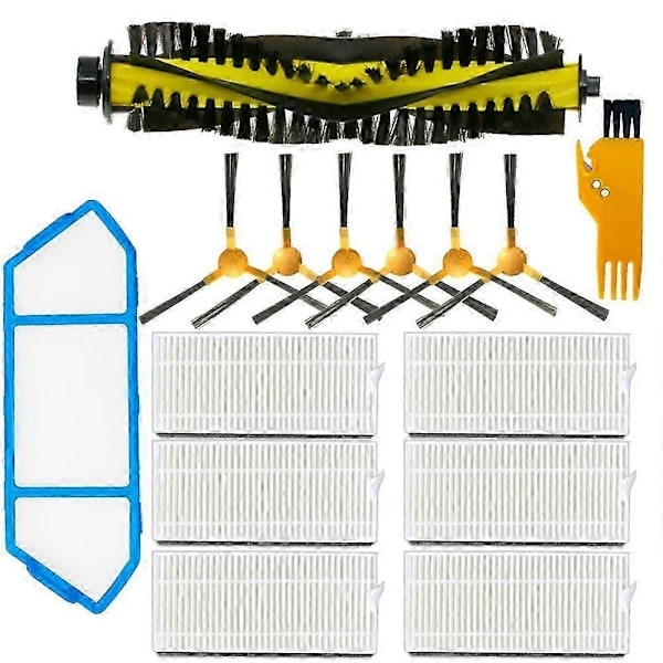 QD-Erstatningstilbehør for Neatsvor X500 X520 X600 Pro S6 T8 X500 Ikhos Create NetBot S15 Støvsuger C Som vist