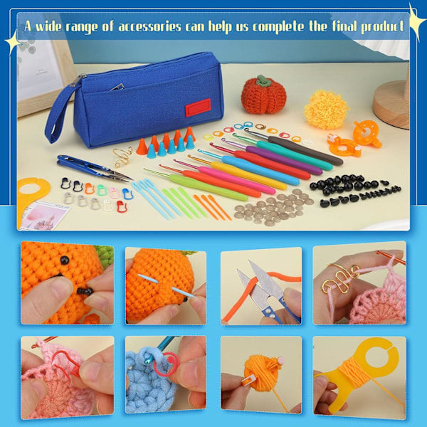 Unleash Your Creativity with a Comprehensive Crochet Kit, Learn a New Skill with Ease