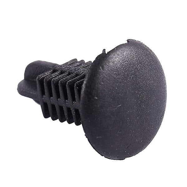 16 stk. Plastnitter Klips 4mm x 5mm x 15mm Sort