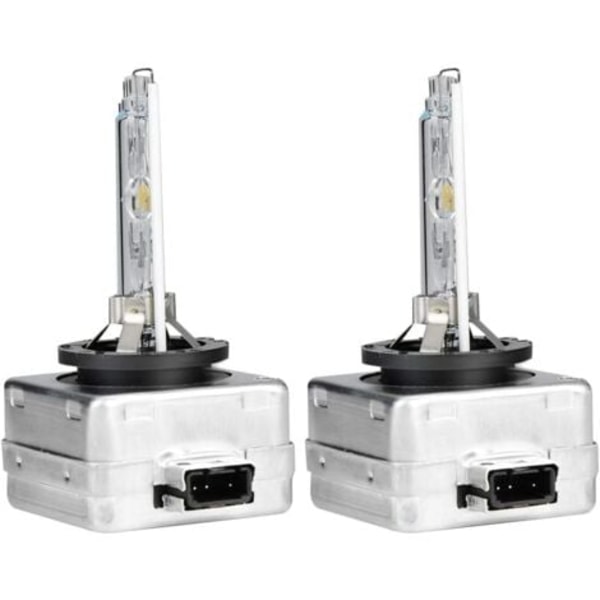 QU/D3S 6000K 35W Xenonpære, Hvit HID-frontlyktpære for bilutskifting, 35W DC 12V, 2-pakning